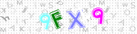 Blue Captcha Image