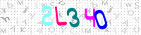 Blue Captcha Image
