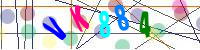 Blue Captcha Image