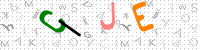 Blue Captcha Image