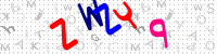 Blue Captcha Image