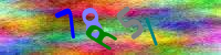 Blue Captcha Image