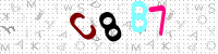 Blue Captcha Image