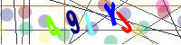 Blue Captcha Image