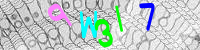Blue Captcha Image