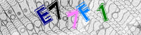 Blue Captcha Image