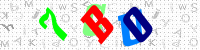 Blue Captcha Image