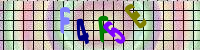 Blue Captcha Image