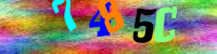 Blue Captcha Image