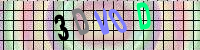 Blue Captcha Image