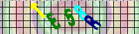 Blue Captcha Image