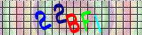 Blue Captcha Image