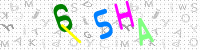 Blue Captcha Image