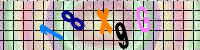 Blue Captcha Image