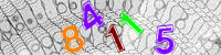 Blue Captcha Image