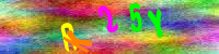Blue Captcha Image
