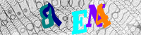 Blue Captcha Image