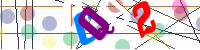Blue Captcha Image