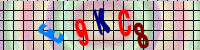 Blue Captcha Image