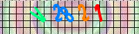 Blue Captcha Image