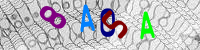 Blue Captcha Image