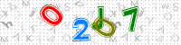 Blue Captcha Image