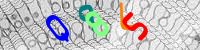 Blue Captcha Image