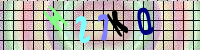 Blue Captcha Image
