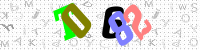 Blue Captcha Image