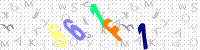 Blue Captcha Image