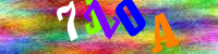 Blue Captcha Image