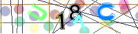 Blue Captcha Image
