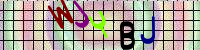 Blue Captcha Image