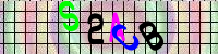 Blue Captcha Image