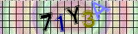 Blue Captcha Image