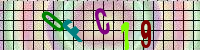Blue Captcha Image
