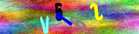 Blue Captcha Image