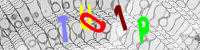 Blue Captcha Image