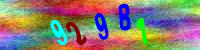 Blue Captcha Image