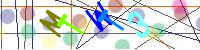 Blue Captcha Image