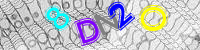 Blue Captcha Image