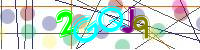Blue Captcha Image