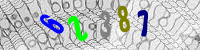 Blue Captcha Image
