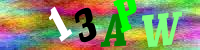 Blue Captcha Image