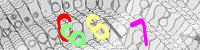 Blue Captcha Image