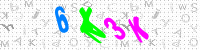 Blue Captcha Image