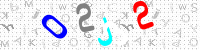 Blue Captcha Image