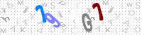 Blue Captcha Image