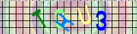 Blue Captcha Image