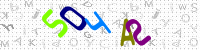 Blue Captcha Image